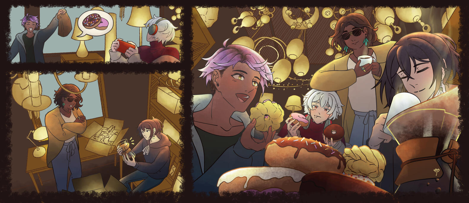 donut break original character comic